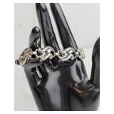 Sterling Scroll Link Bracelet