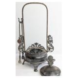 Antique Victorian SP Pickle Castor Stand