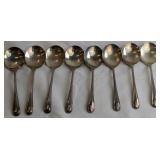 Sterling silver cream soup spoons
