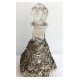 Art Nouveau Cut Glass Decanter