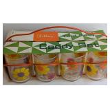 Libbey Retro Glass Caddy Set
