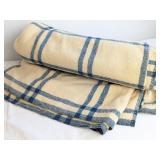 Wool Windowpane Plaid Blanket