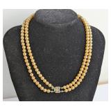 Pearls w Sterling Silver Clasp