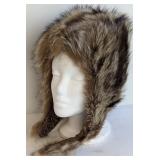 Raccoon Fur Trapper Hat