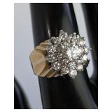 10 K Gold & CZ Ring