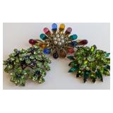 Costume Jewelry Brooches
