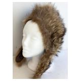 Raccoon Fur Trapper Style Hood
