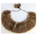A Vintage Mink Fur Collar