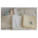 Embroidered & Lace-Trimmed Linens