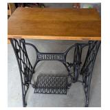 Singer Cast Iron Side Table