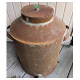Antique Metal Liquid Canister
