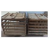 Antique Humpty Dumpty Wood Egg Crates Patented 189