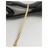 14K tricolour gold bracelet