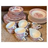 Johnson Bros Red Dinnerware