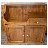 Knotty Pine Dry Sink Cupboard