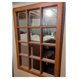 12 Pane Wall Mirror
