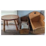 Doll Furniture & Wood Stool