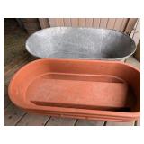 Garden Planter & Galvanised Steel Utility Tub