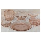 Pink Depression Glassware