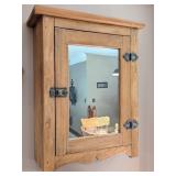 Rustic wall-mounted cabinet