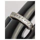Sterling CZ eternity ring
