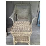 Garden armchair & stool