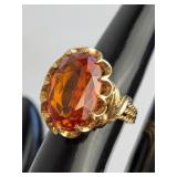 10K Gold & Citrine Cocktail Ring