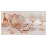 Pink Depression Glassware