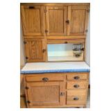 Antique Kitchen Cabinet w Enamel