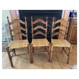 4 Cane Bottom Chairs