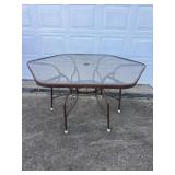 Glass top Octogon Table