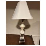 Carved Alabaster Lamp