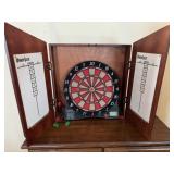 Wood Cabinet Dart Board