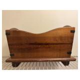 Wooden Magazine Holder