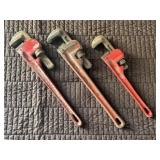 3 Pipe Wrenches