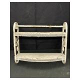 White Metal Wall Shelf