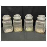 Anchor Hocking Wexford Clear Glass Containers