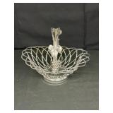 Silver Plated Grapevine Basket