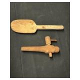 Primitive Wooden Barrel