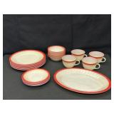 1951-1953 Vintage Fire King Sunrise Swirl