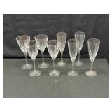 Entirety Gold 8 Piece Crystal Stemware Set