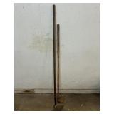 (2) Gooseneck Garden Hoes