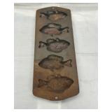 Vintage Cast Iron Fish Mold Pan