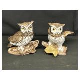 1970 Homco Barn Owls Figurines