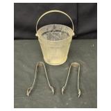 Anchor Hocking Press Glass Ice Bucket