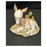 1985 Baby Donkey Porcelain Figurine