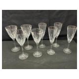 Eternity Gold 8 Piece Lead Crystal Stemware Set