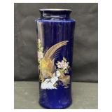 Japanese Cobalt Blue Porcelain Vase