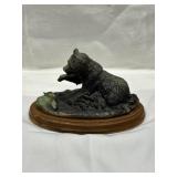 Bronze Bear Sculpture by Terrell O'Brien