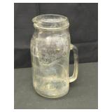 Golden Harvest Glass Pitcher